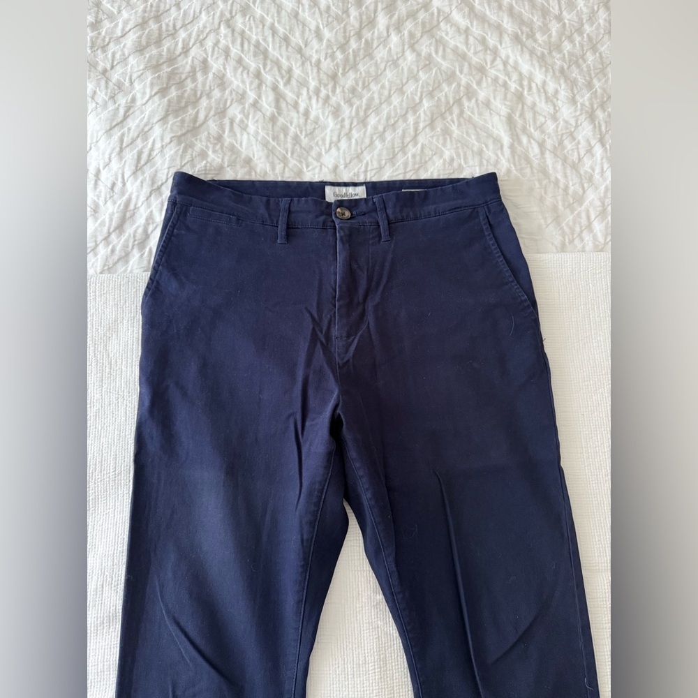 Men's Blue Chino Pants